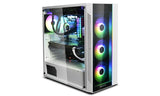 Deepcool MATREXX 55 V3 ADD-RGB WH 3F Tempered Glass Case, White Colour | DP-ATX-MATREXX55V3-AR-WH-3F | A0106